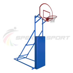 Купить Стойка стритбольная складная с фанерным щитом, кольцом, сеткой и защитой Street в Кириши 