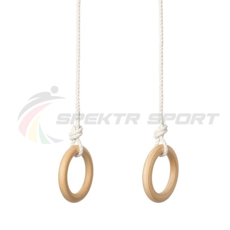 Купить Кольца гимнастические деревянные (фанера 18 мм, покрытие: эмаль, лак или пропитка) в Кириши 