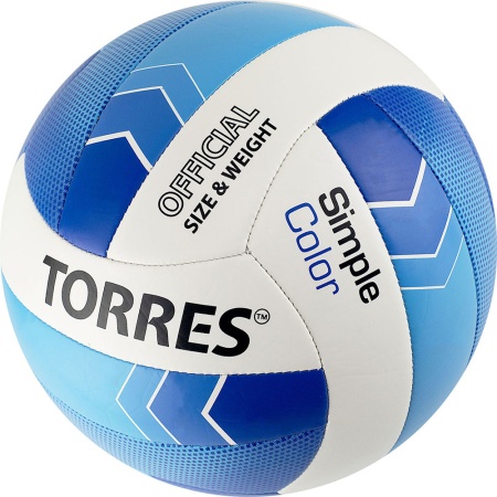 Купить Мяч волейбольный Torres Simple Color любительский р.5 в Кириши 